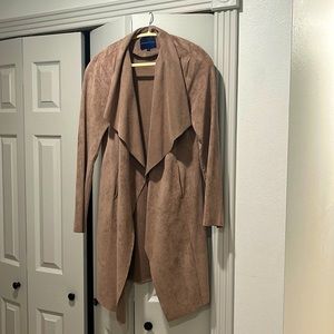 Adrienne vittadini suede style shacket